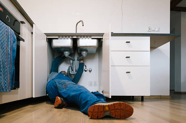 Professional Drain Cleaning technician working in Merit, TX